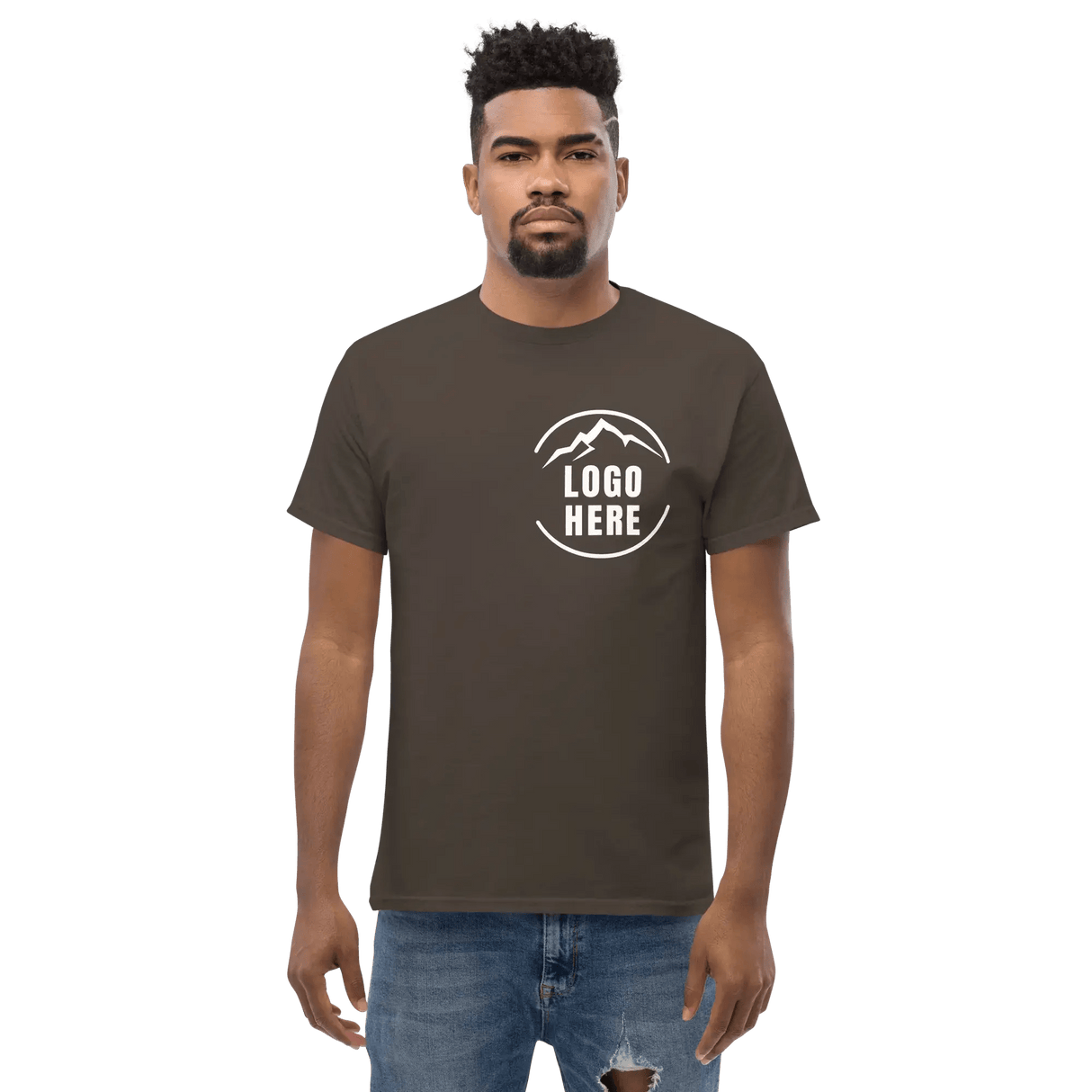 Custom Men's Gildan Printed Crewneck T-Shirt - Arklavo