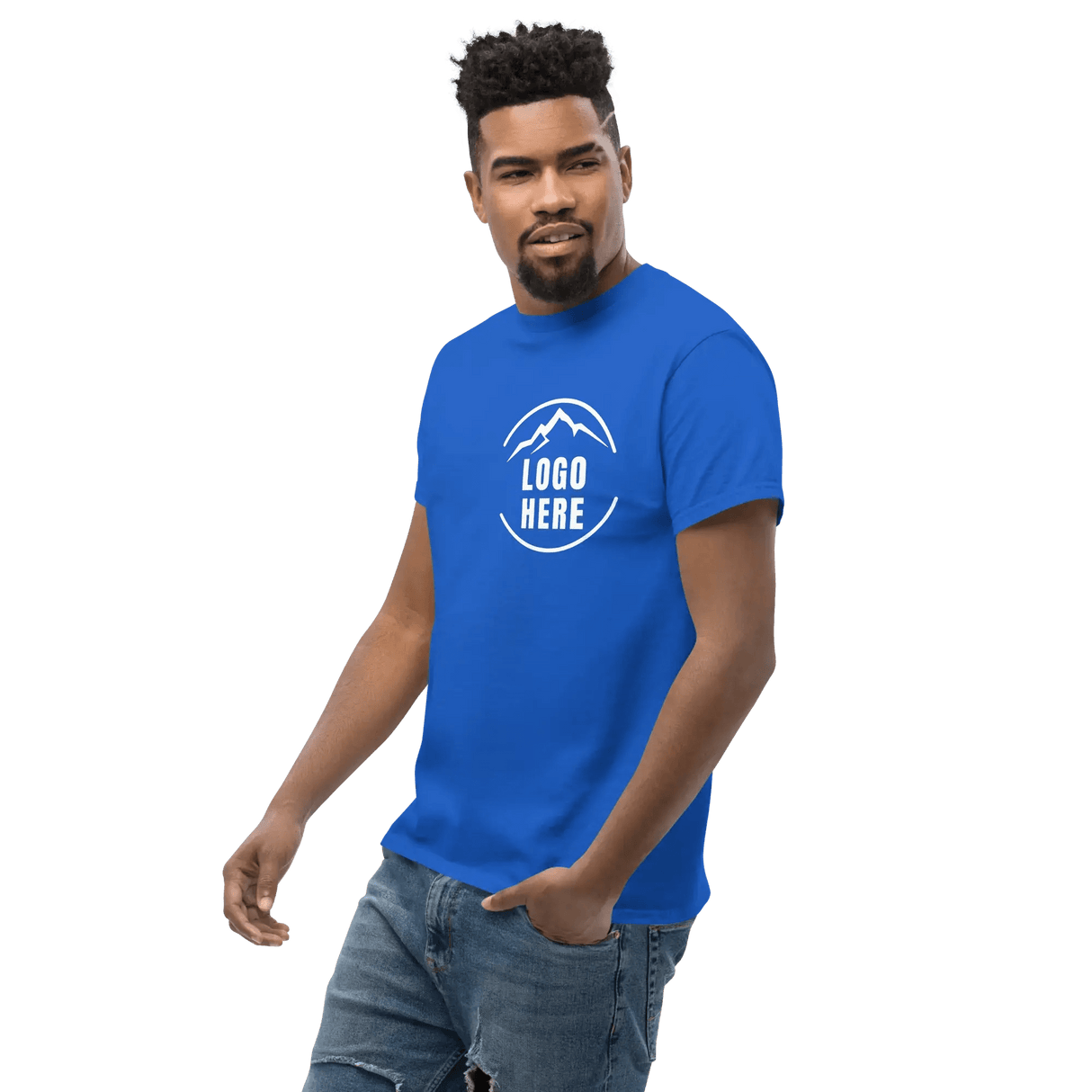 Custom Men's Gildan Printed Crewneck T-Shirt - Arklavo