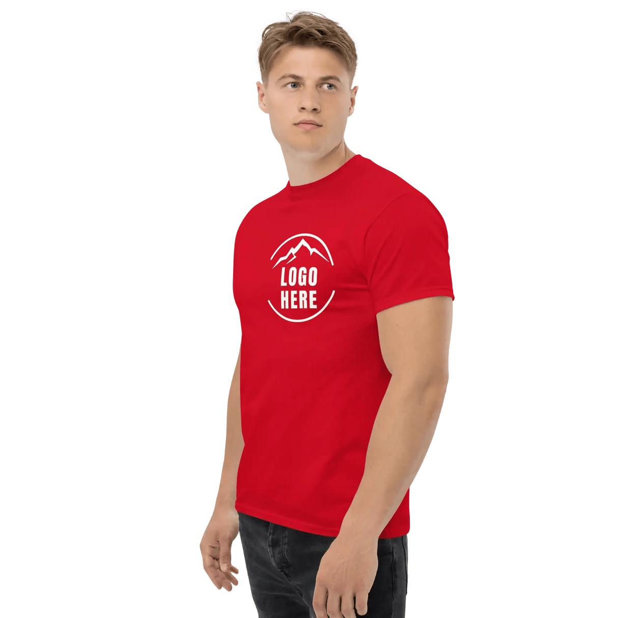 Custom Men's Gildan Printed Crewneck T-Shirt - Arklavo