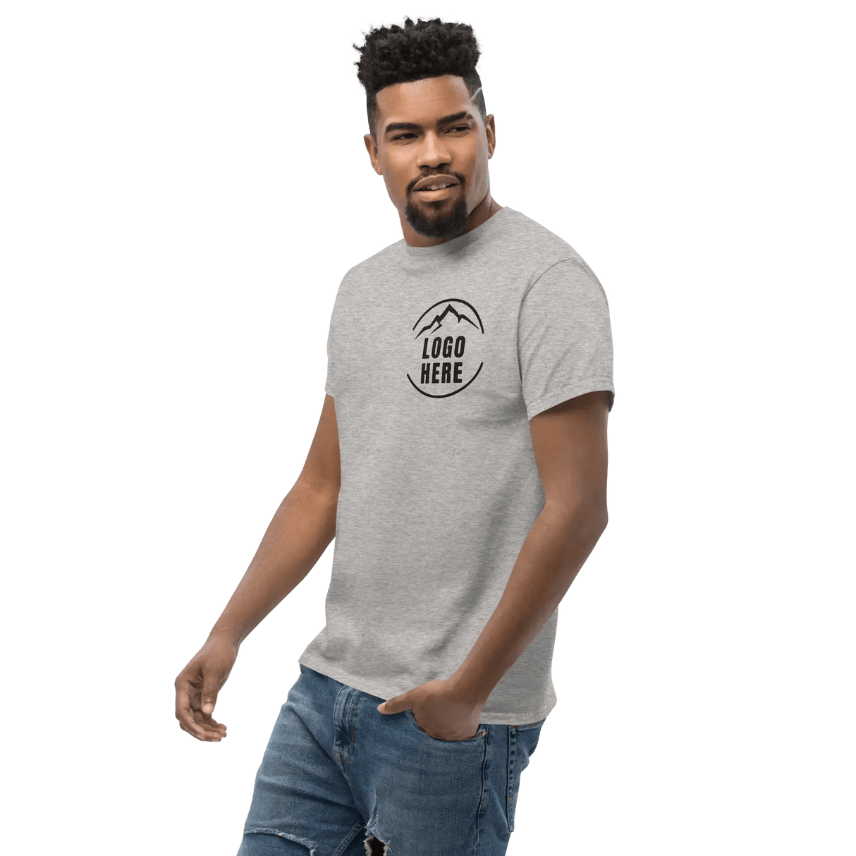 Custom Men's Gildan Printed Crewneck T-Shirt - Arklavo