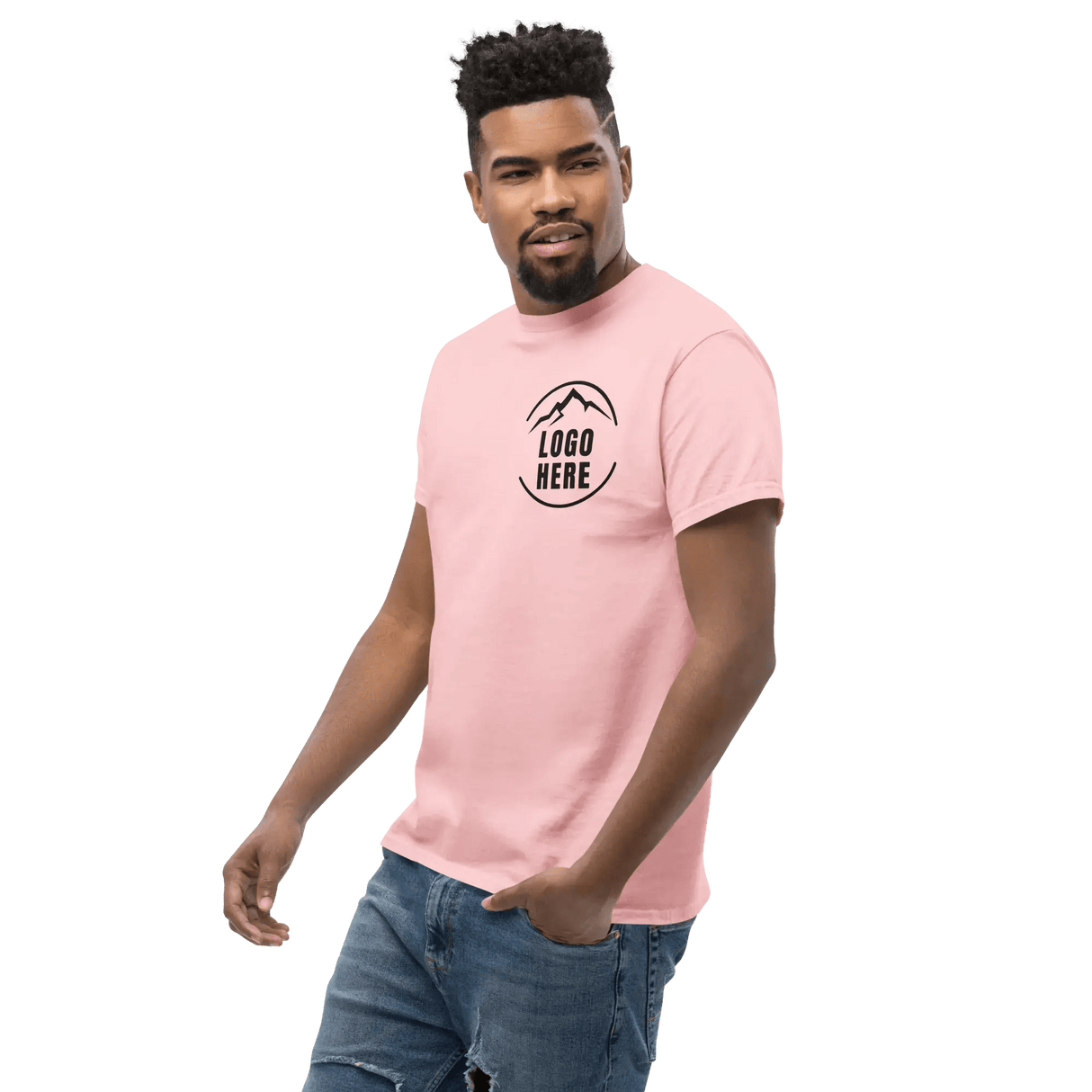Custom Men's Gildan Printed Crewneck T-Shirt - Arklavo