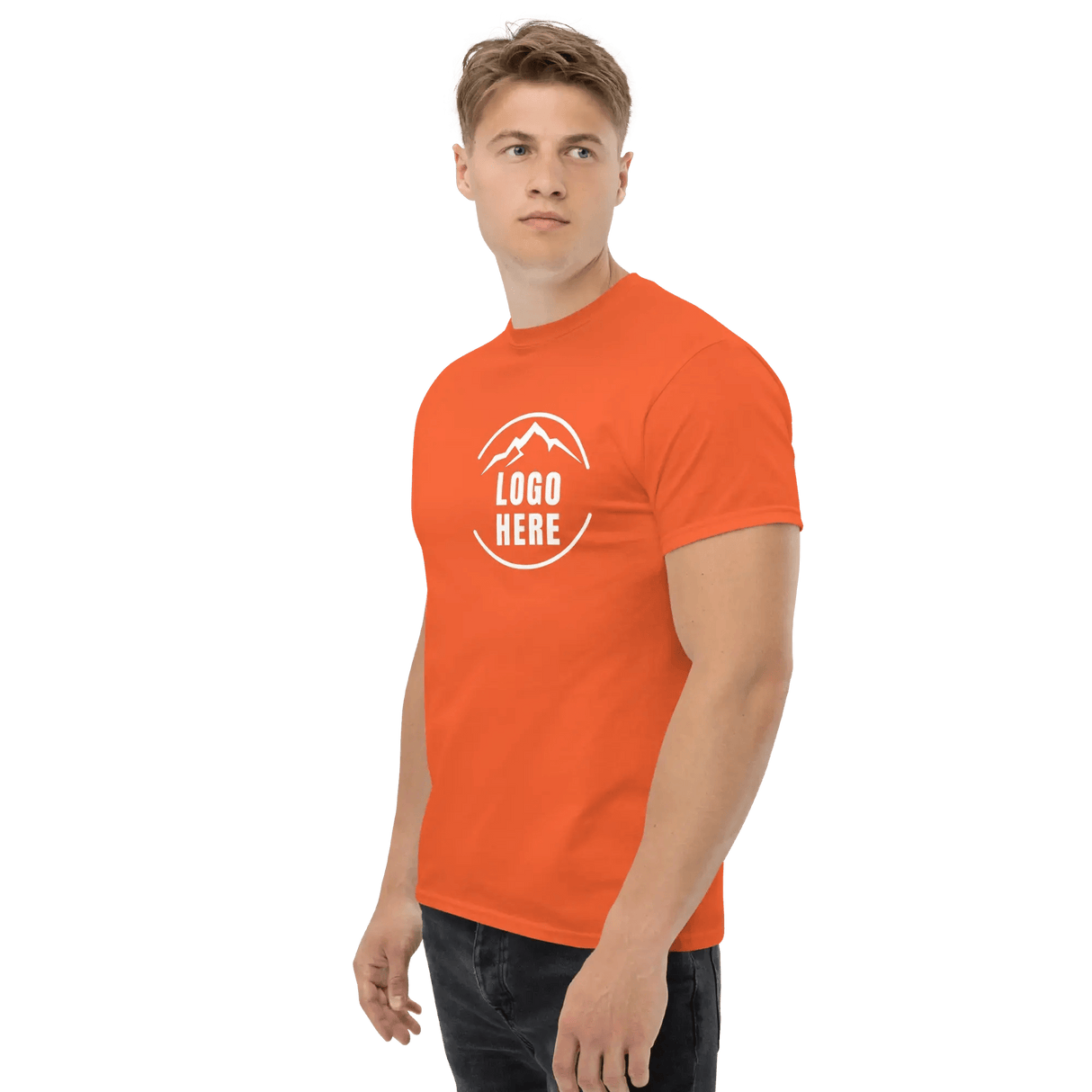 Custom Men's Gildan Printed Crewneck T-Shirt - Arklavo