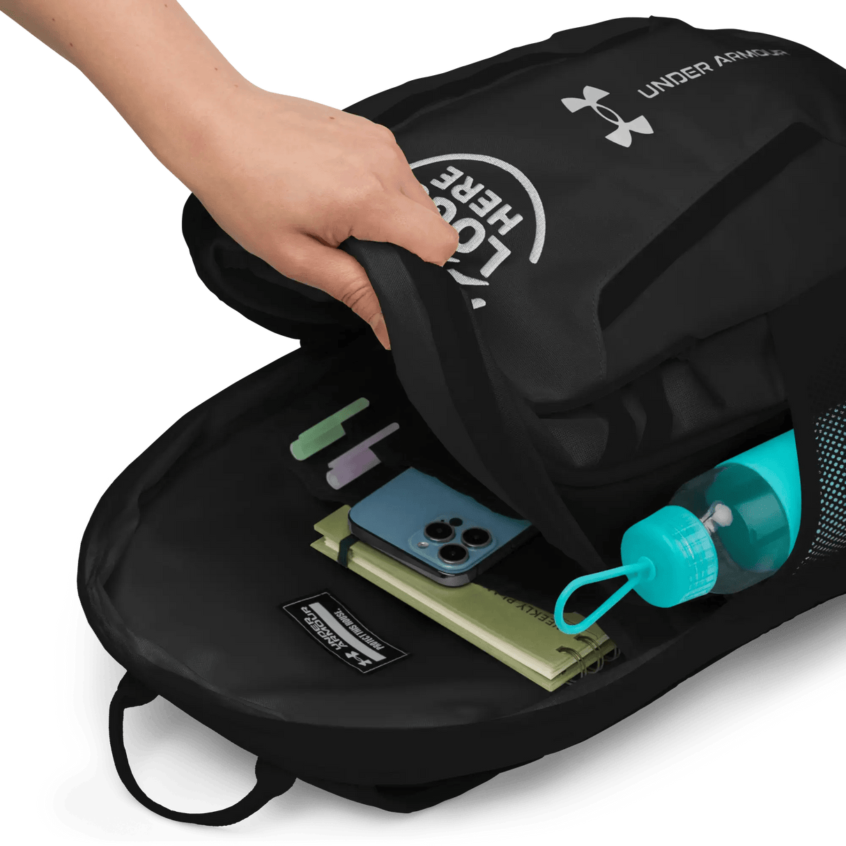 Custom Kids' Under Armour Embroidered Backpack - Arklavo