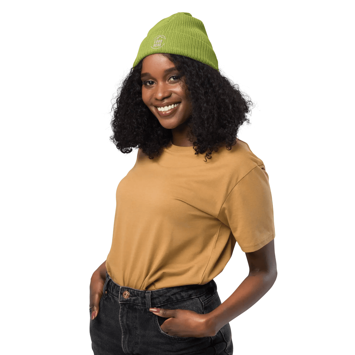 Custom Women's Atlantis Embroidered Beanie - Arklavo