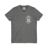 Custom Women's Bella + Canvas Printed V - Neck T-Shirt - Arklavo