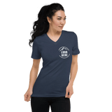 Custom Women's Bella + Canvas Printed V - Neck T-Shirt - Arklavo