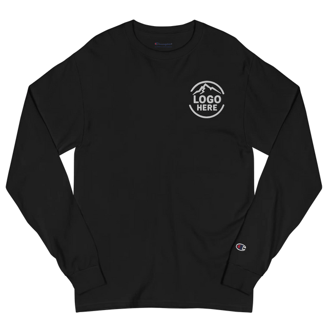 Custom Women's Champion Embroidered Long Sleeve T-Shirt - Arklavo