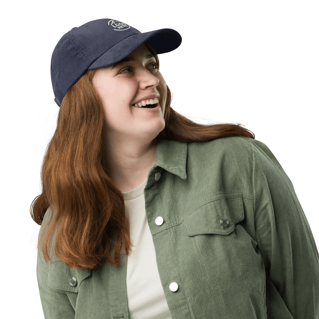 Custom Women's Otto Cap Embroidered Corduroy Cap - Arklavo