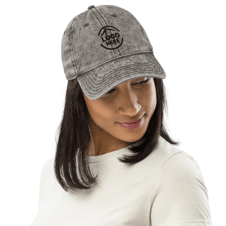 Custom Women's Otto Cap Embroidered Washed Cotton Cap - Arklavo