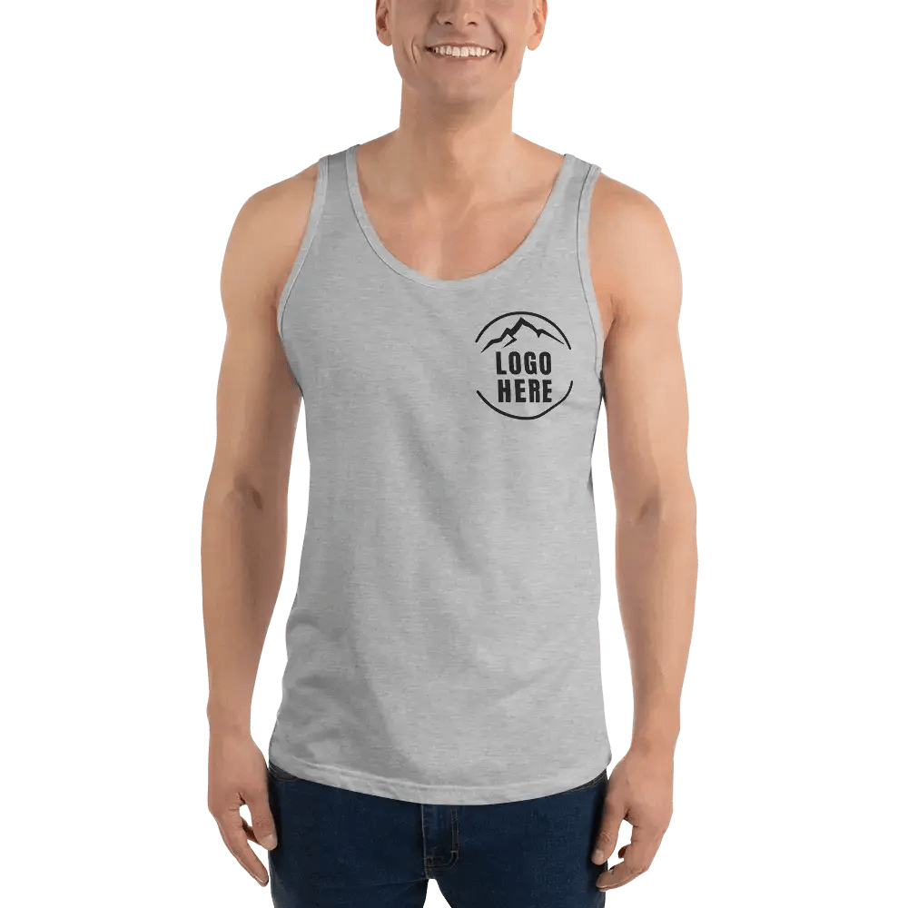 Custom Men's Bella + Canvas Printed Cotton Tank Top - Arklavo