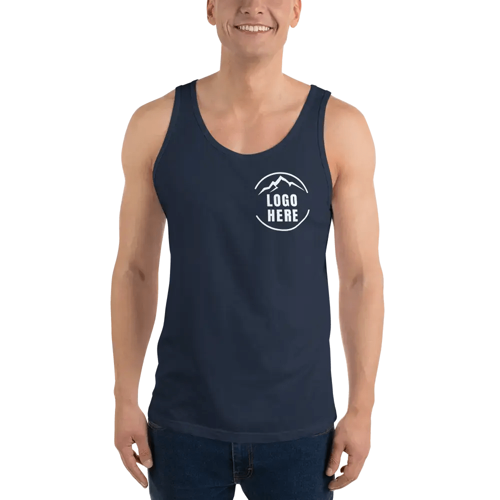 Custom Men's Bella + Canvas Printed Cotton Tank Top - Arklavo