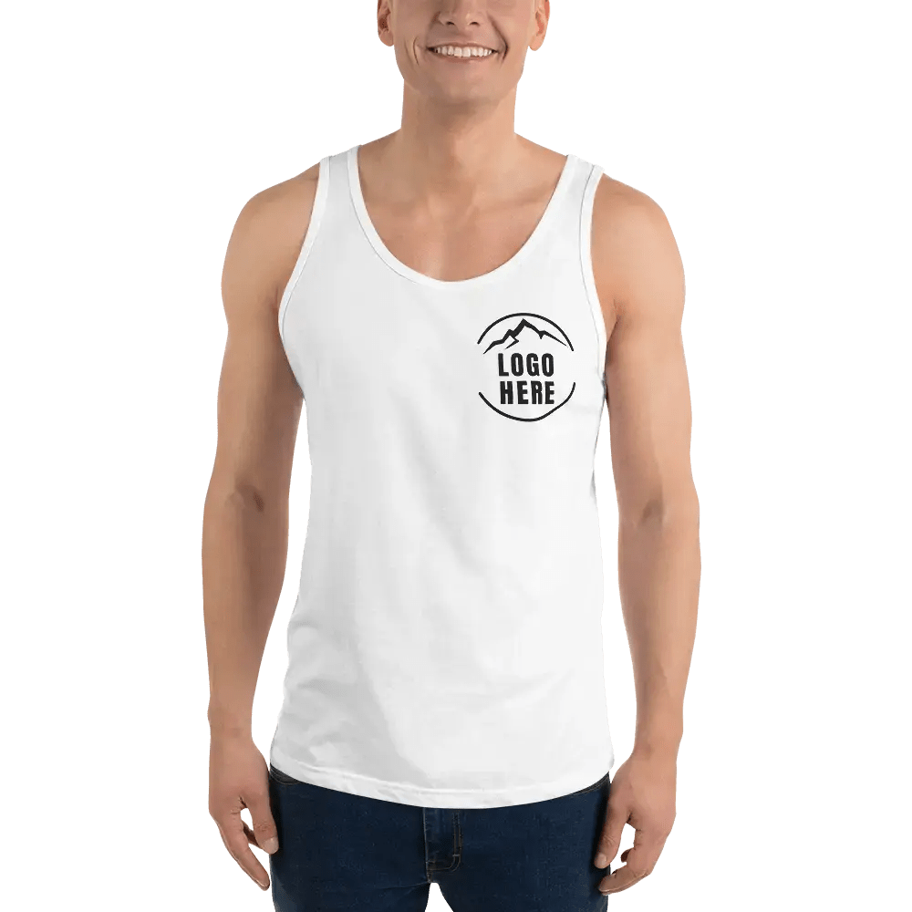 Custom Men's Bella + Canvas Printed Cotton Tank Top - Arklavo