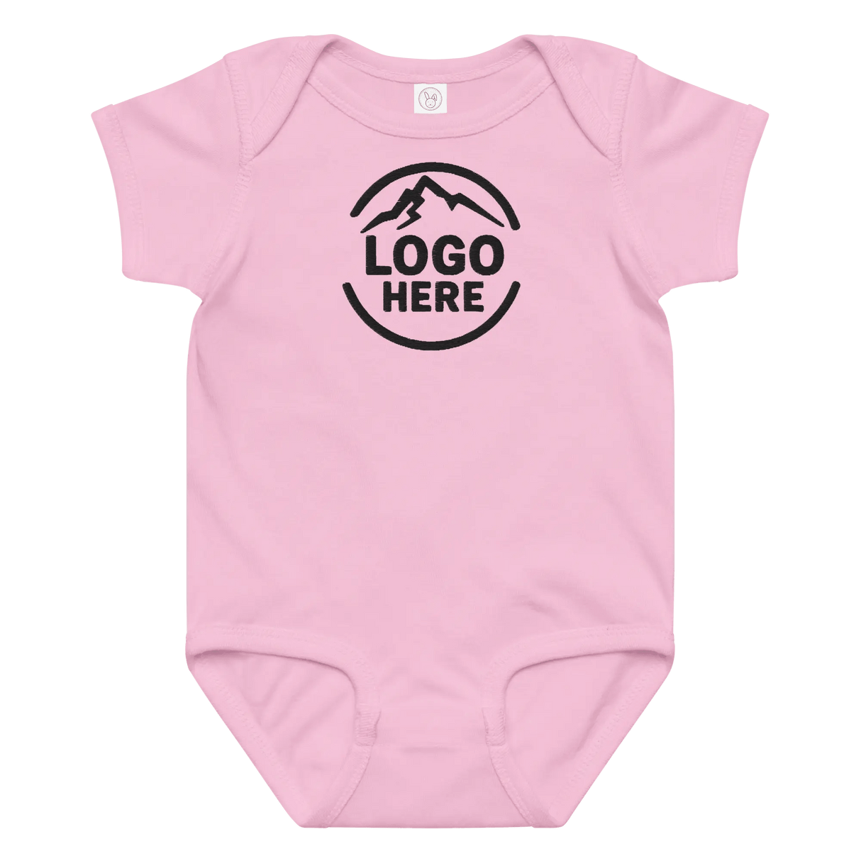 Custom Girls' Toddler Rabbit Skins Embroidered Fine Jersey T-Shirt - Arklavo