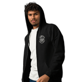 Custom Men's Gildan Embroidered Fleece Zip Hoodie - Arklavo