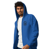 Custom Men's Gildan Embroidered Fleece Zip Hoodie - Arklavo