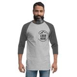 Custom Men's Tultex Printed Raglan Baseball Shirt - Arklavo