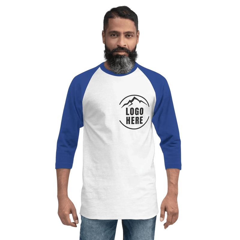 Custom Men's Tultex Printed Raglan Baseball Shirt - Arklavo