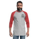 Custom Men's Tultex Embroidered Raglan Baseball Shirt - Arklavo