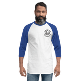 Custom Men's Tultex Embroidered Raglan Baseball Shirt - Arklavo