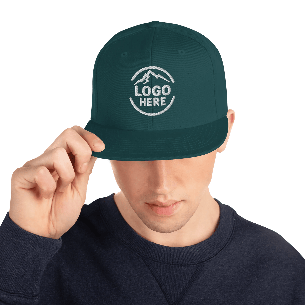 Custom Men's Yupoong Embroidered Snapback - Arklavo