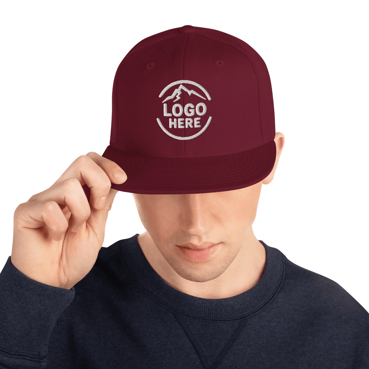 Custom Men's Yupoong Embroidered Snapback - Arklavo