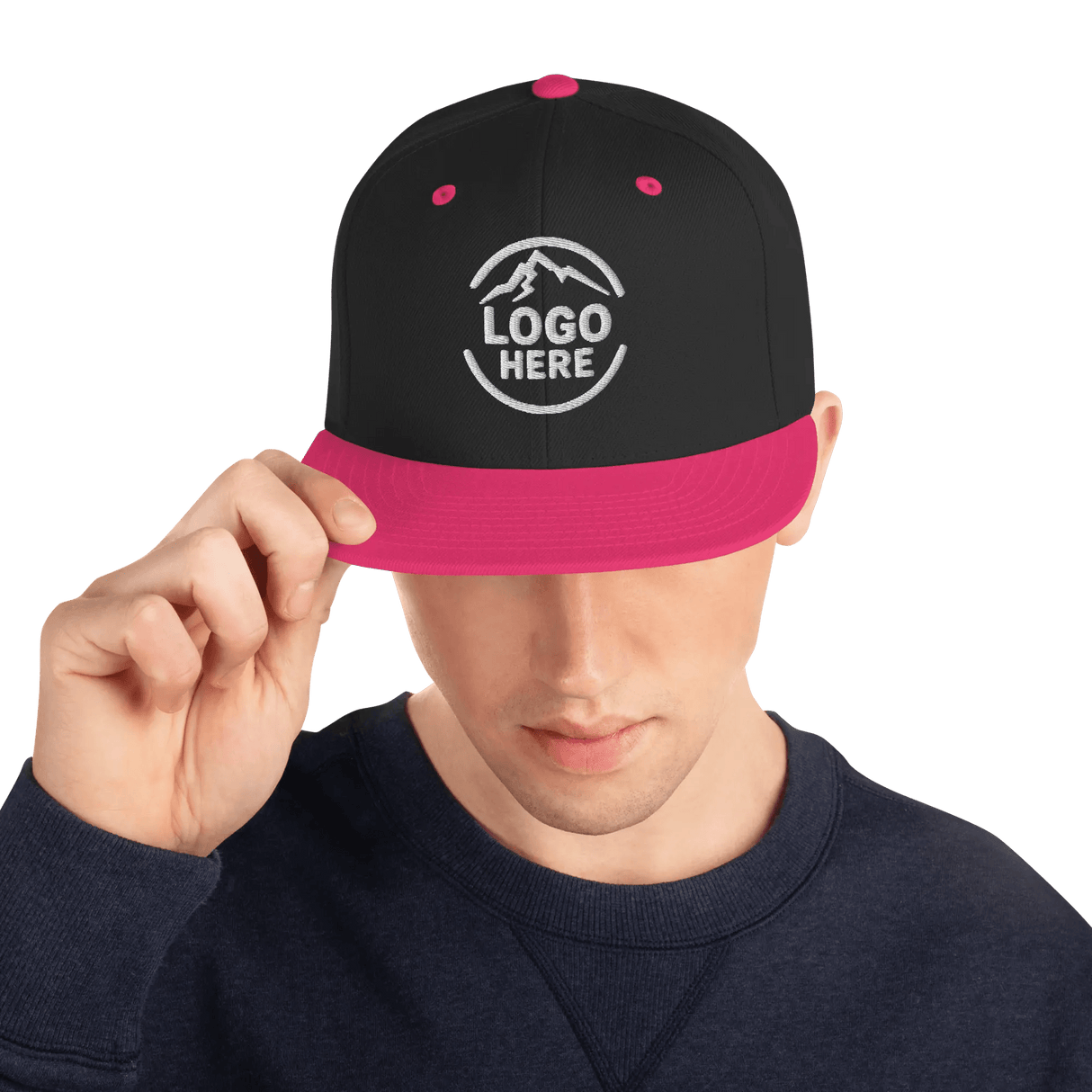 Custom Men's Yupoong Embroidered Snapback - Arklavo