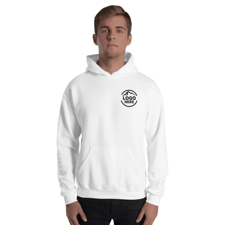 Custom Men's Gildan Embroidered Pullover Hoodie - Arklavo