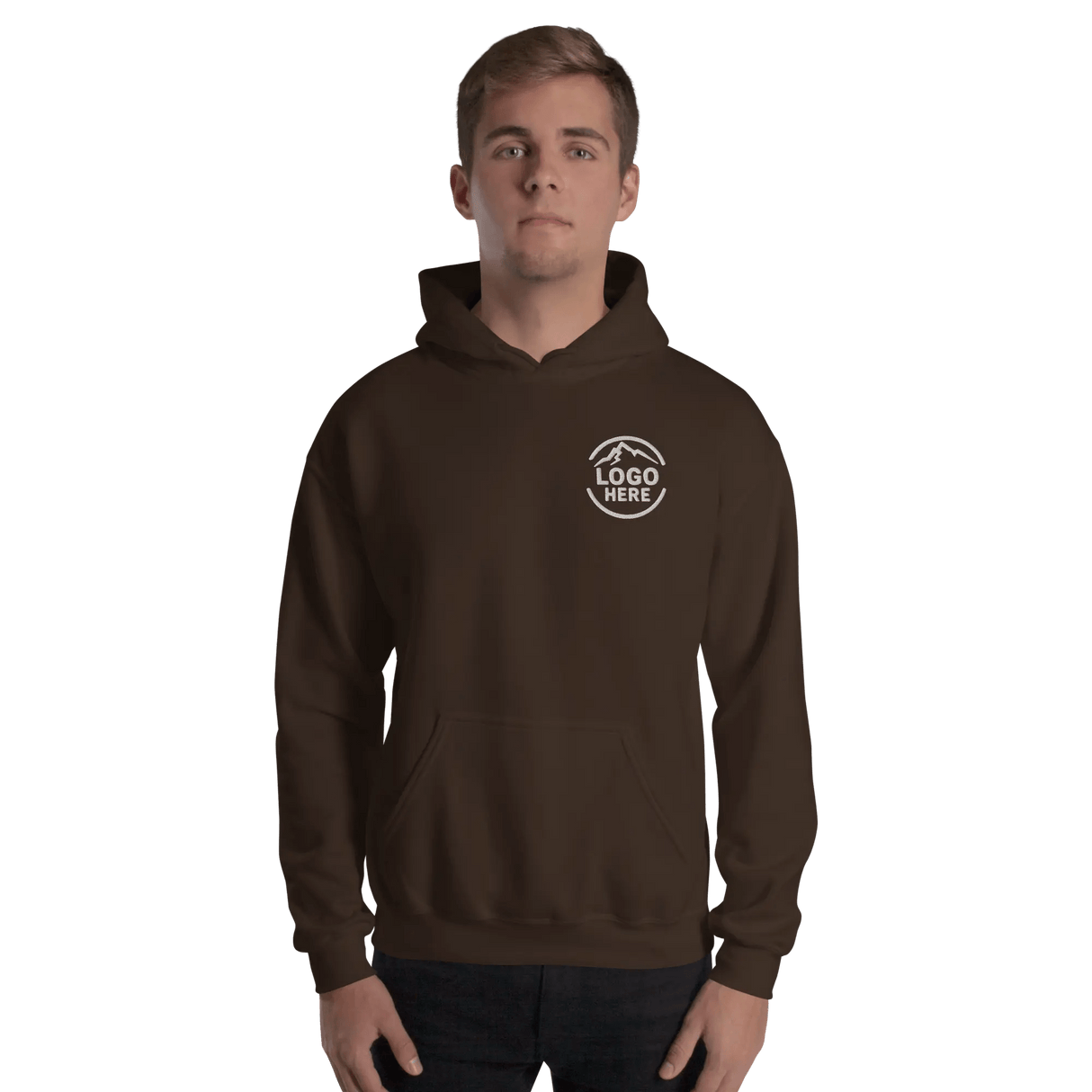 Custom Men's Gildan Embroidered Pullover Hoodie - Arklavo