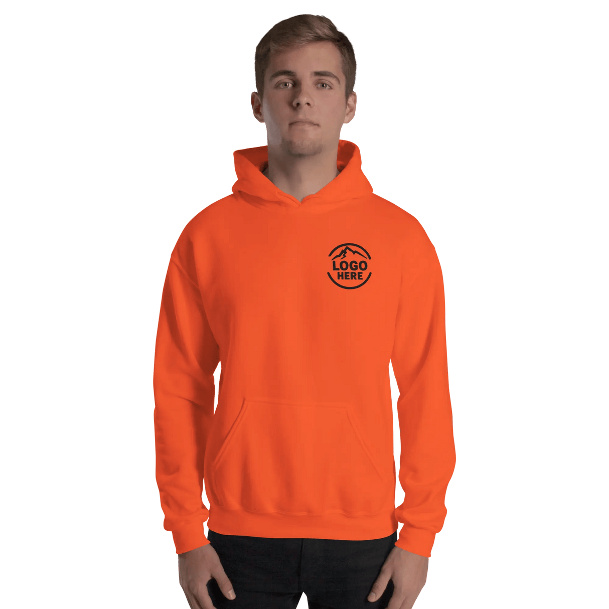 Custom Men's Gildan Embroidered Pullover Hoodie - Arklavo