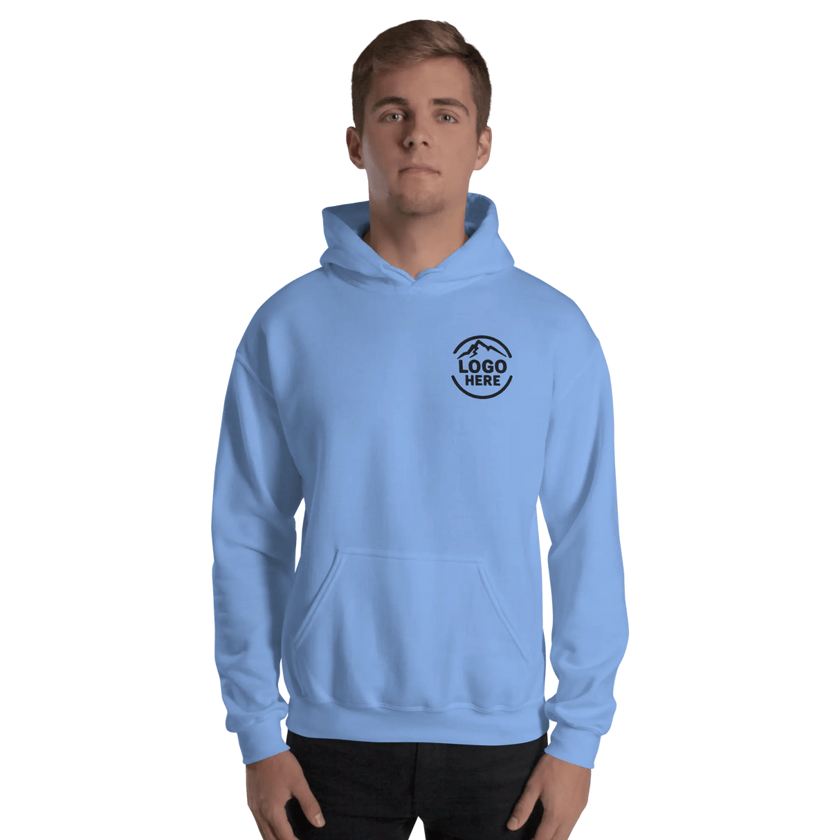 Custom Men's Gildan Embroidered Pullover Hoodie - Arklavo