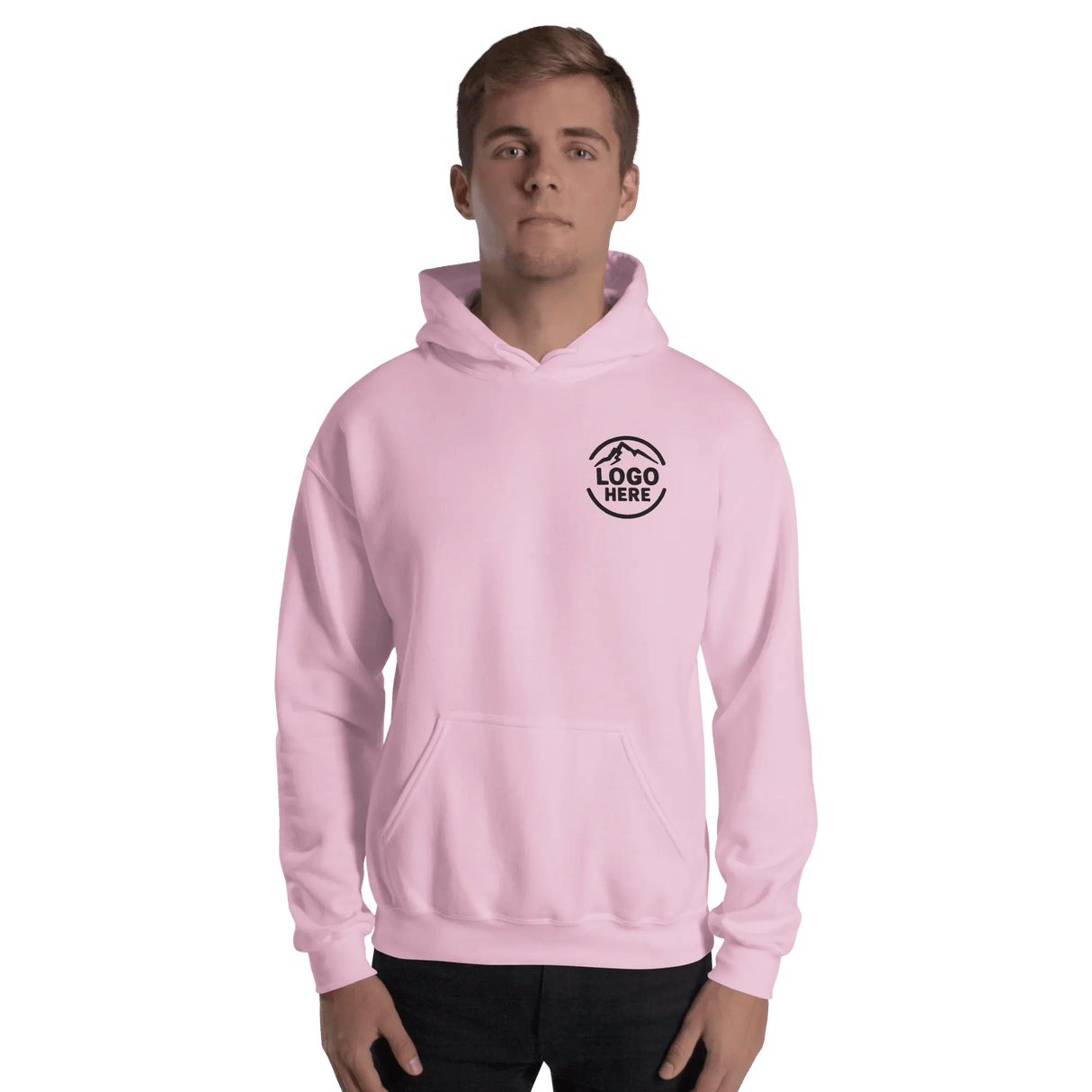 Custom Men's Gildan Embroidered Pullover Hoodie - Arklavo