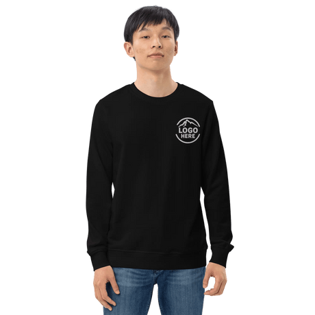 Custom Men's SOL'S Embroidered Organic Cotton Crewneck Sweatshirt - Arklavo