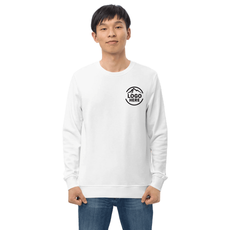 Custom Men's SOL'S Embroidered Organic Cotton Crewneck Sweatshirt - Arklavo