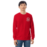 Custom Men's SOL'S Embroidered Organic Cotton Crewneck Sweatshirt - Arklavo