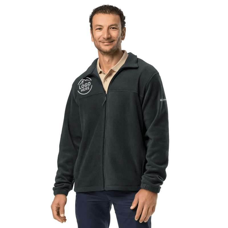 Custom Men's Columbia Embroidered Full - Zip Jacket - Arklavo