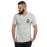 Custom Men's Bella + Canvas Embroidered V - Neck T-Shirt - Arklavo