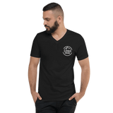 Custom Men's Bella + Canvas Embroidered V - Neck T-Shirt - Arklavo