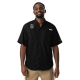 Custom Men's Columbia Embroidered Button - Down Shirt - Arklavo
