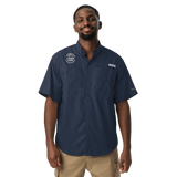 Custom Men's Columbia Embroidered Button - Down Shirt - Arklavo