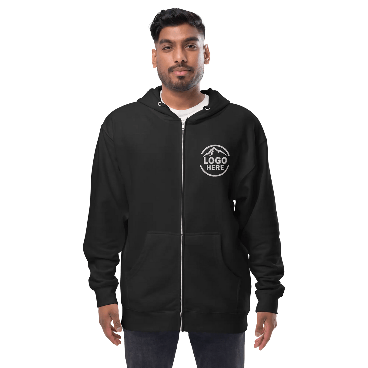 Custom Men's Independent Trading Co. Embroidered Fleece Pullover Hoodie - Arklavo