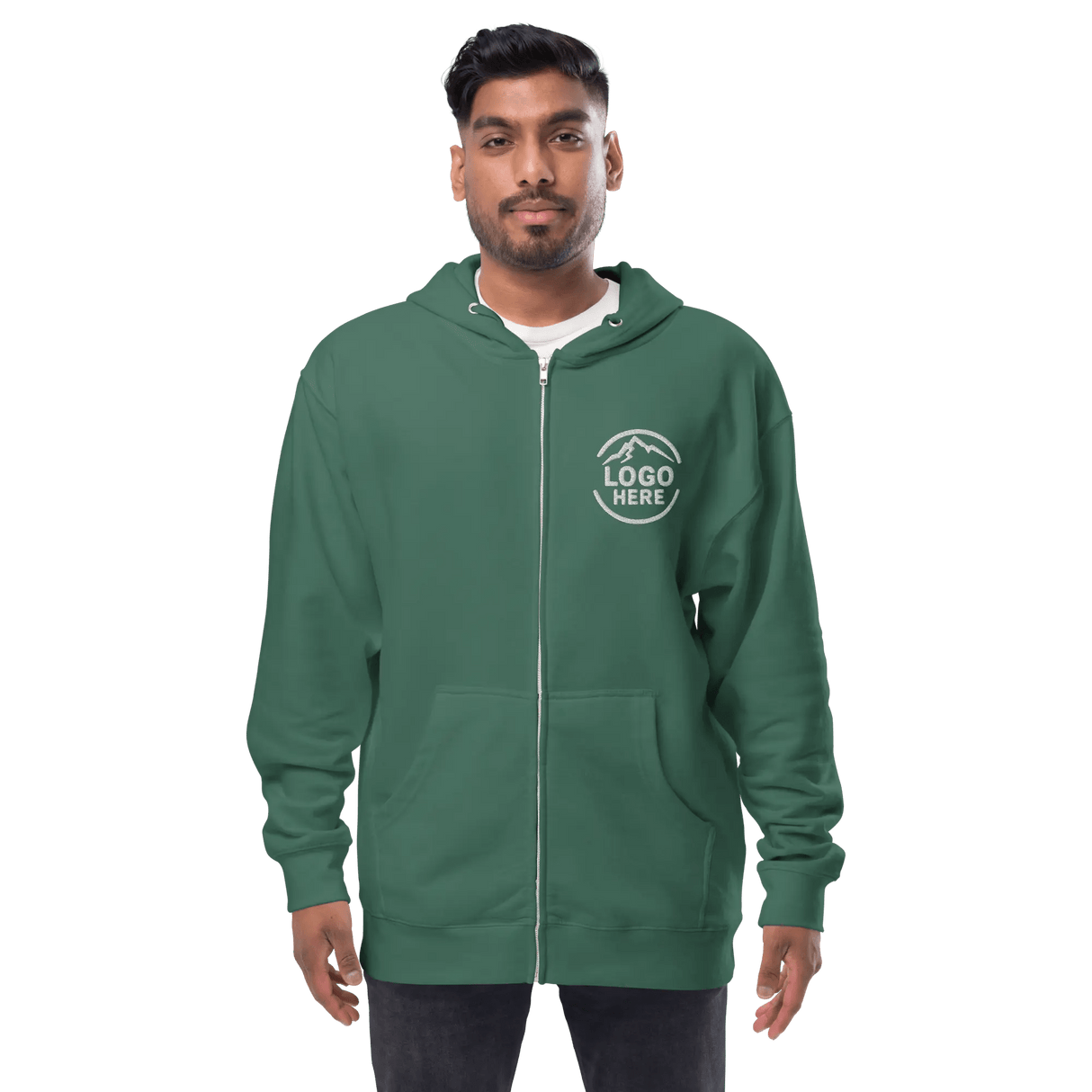 Custom Men's Independent Trading Co. Embroidered Fleece Pullover Hoodie - Arklavo