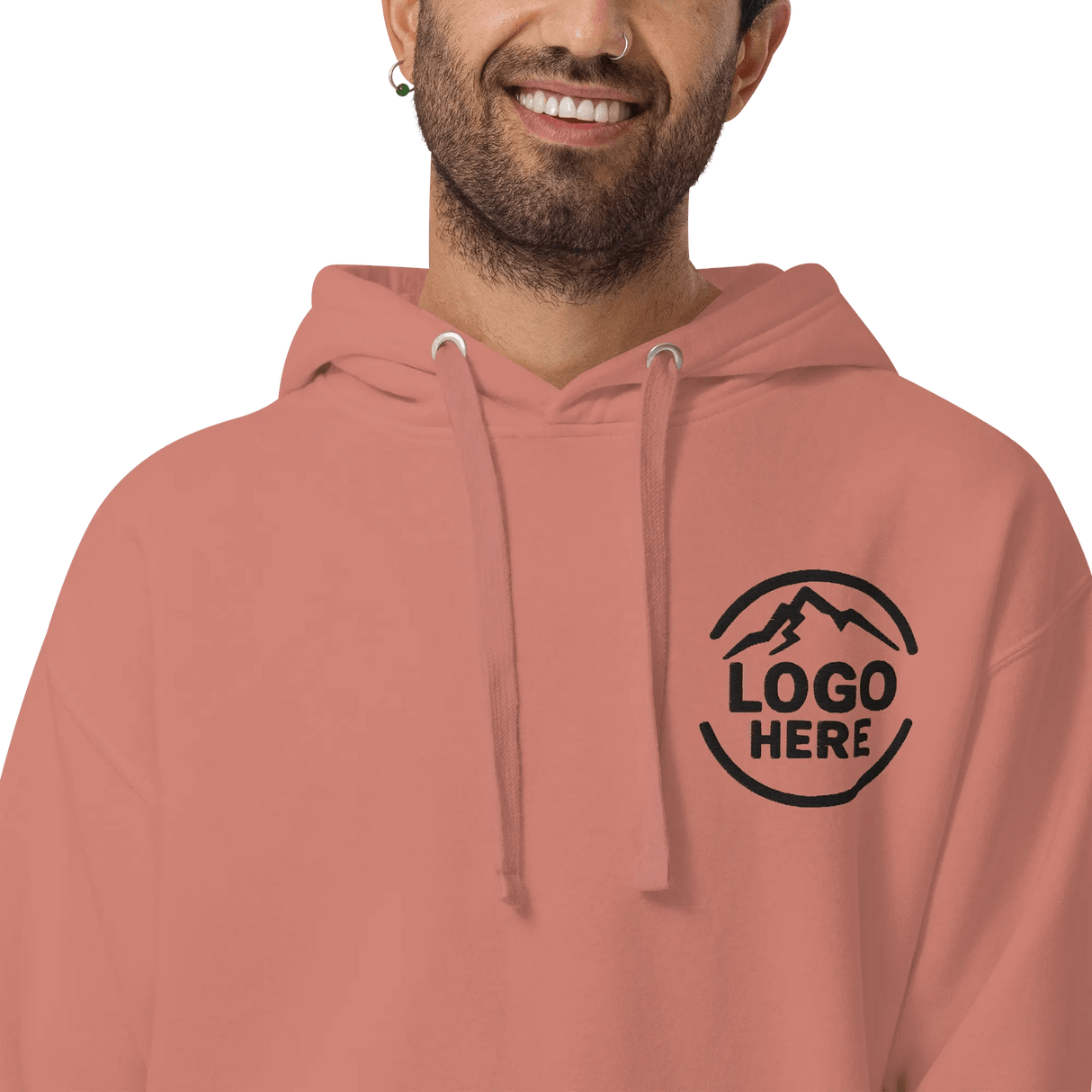 Custom Men's Cotton Heritage Embroidered Pullover Hoodie - Arklavo