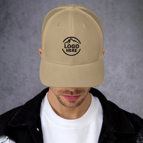 Custom Men's Yupoong Embroidered Retro Trucker Hat - Arklavo