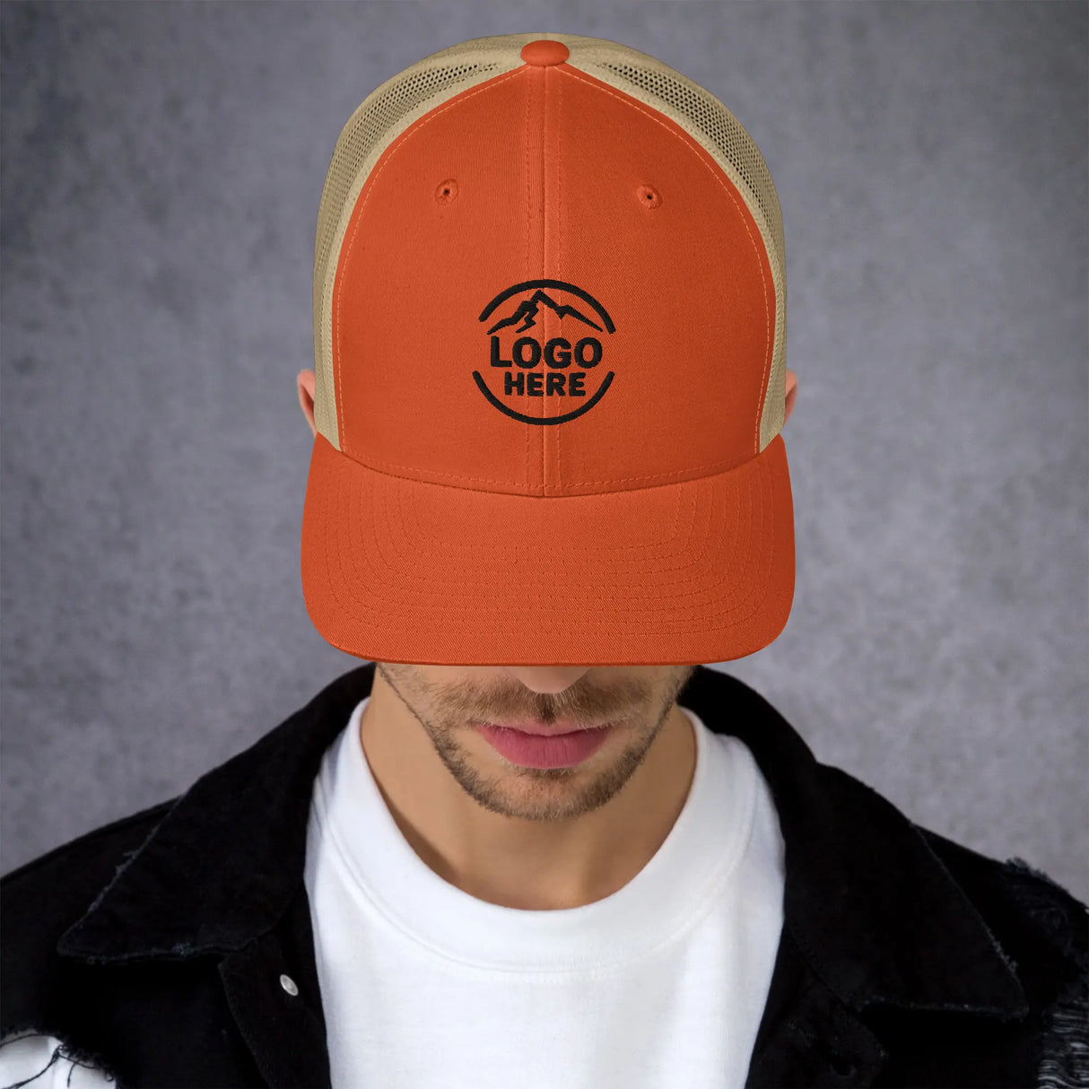 Custom Men's Yupoong Embroidered Retro Trucker Hat - Arklavo
