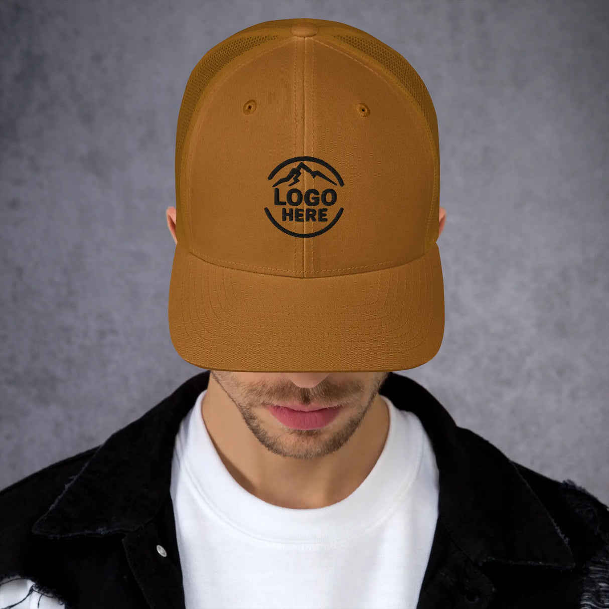 Custom Men's Yupoong Embroidered Retro Trucker Hat - Arklavo