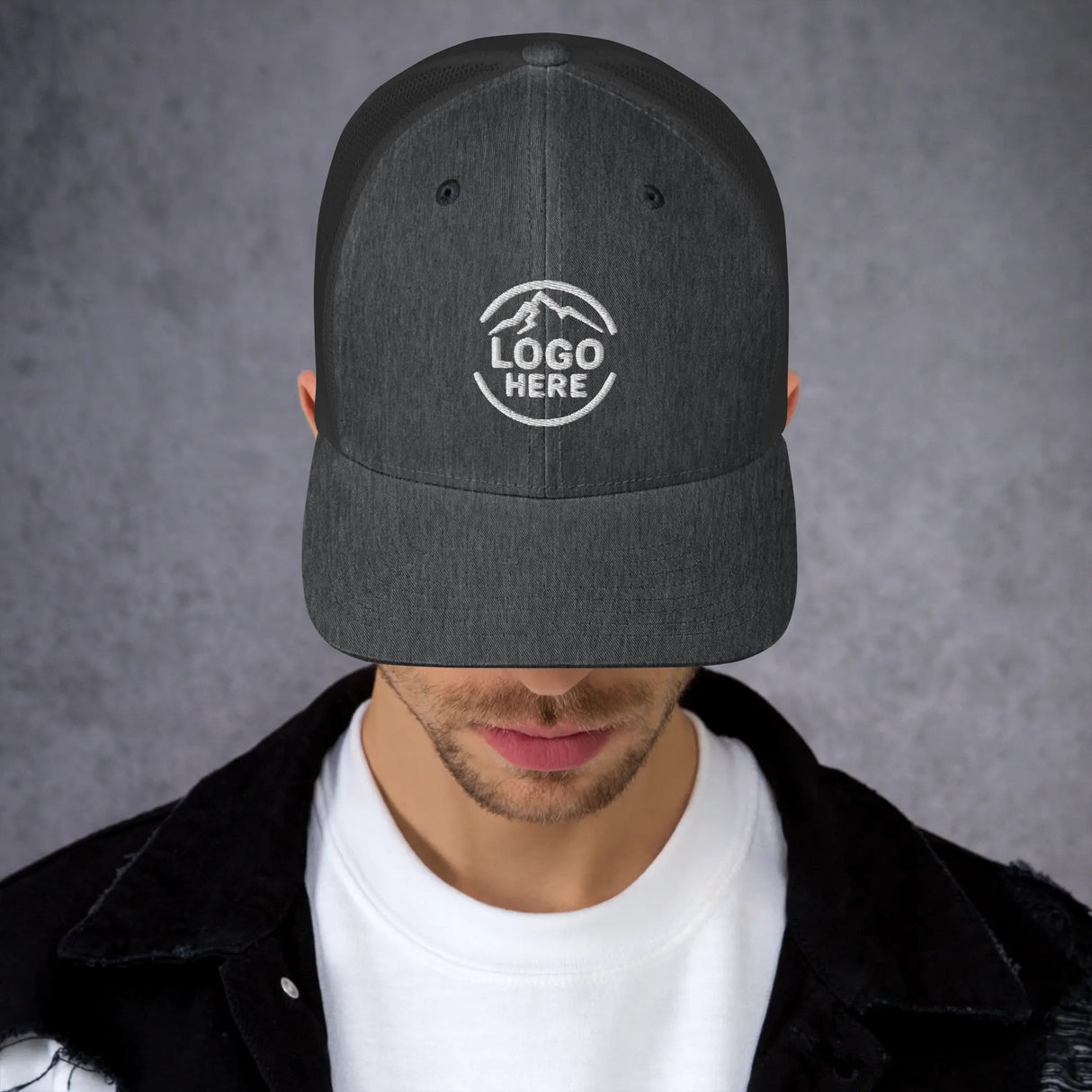 Custom Men's Yupoong Embroidered Retro Trucker Hat - Arklavo