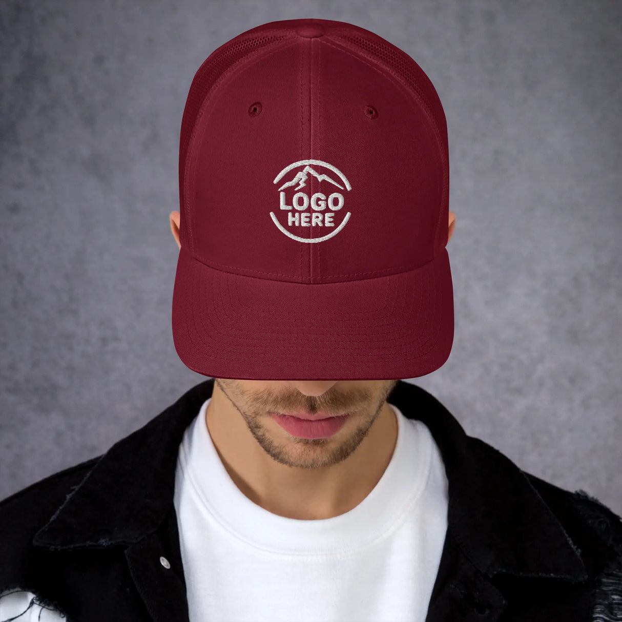 Custom Men's Yupoong Embroidered Retro Trucker Hat - Arklavo