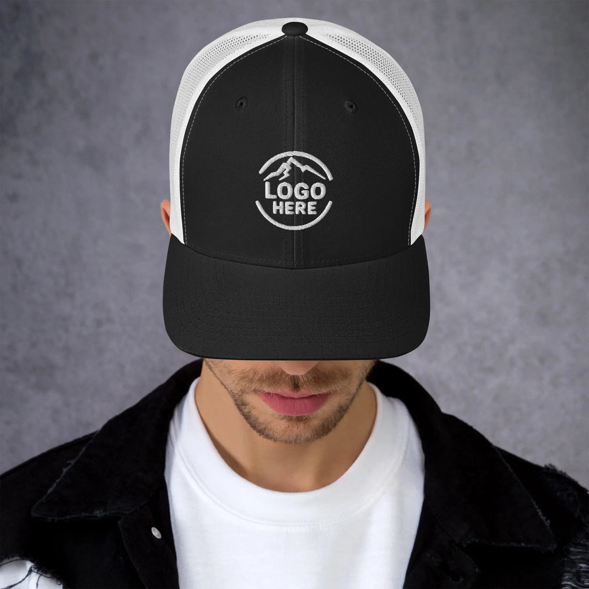 Custom Men's Yupoong Embroidered Retro Trucker Hat - Arklavo
