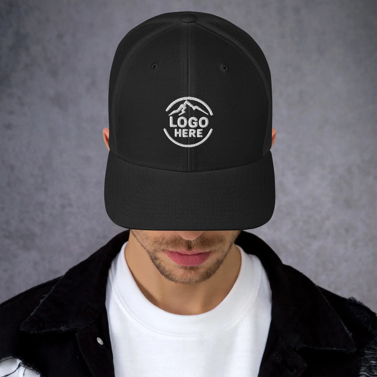 Custom Men's Yupoong Embroidered Retro Trucker Hat - Arklavo