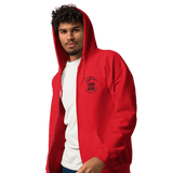 Custom Men's Gildan Printed Heavyweight Zip Hoodie - Arklavo